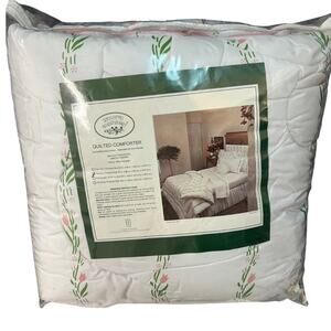 Vintage Laura Ashley Castleberry Pink Tulip Full Comforter 76in x 86in NIP!!!